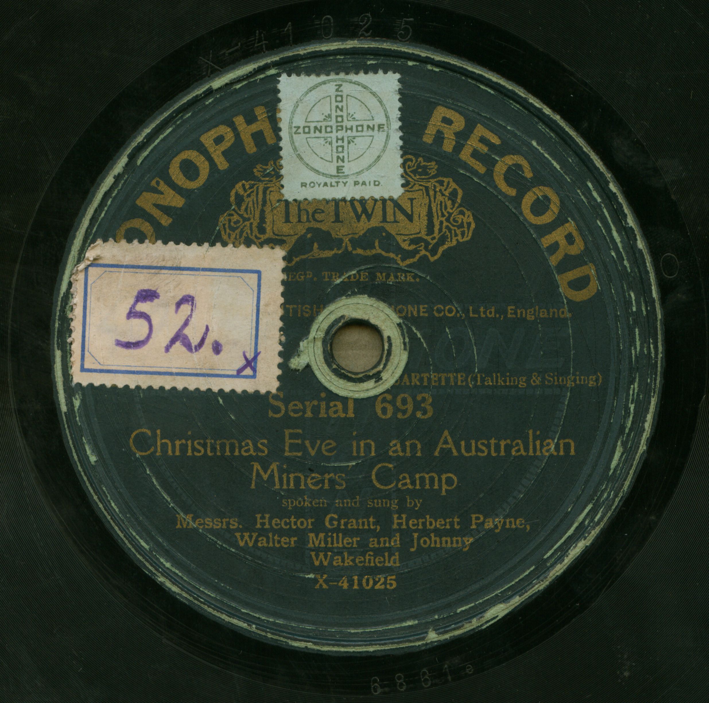 Christmas Eve in an Australian Miners Camp